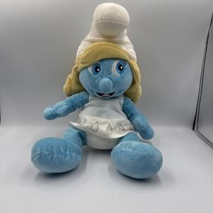 Build-A-Bear Workshop Smurfs Smurfette Plush Stuffed Animal With White Dress